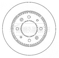 BORG & BECK Тормозной диск BBD4496